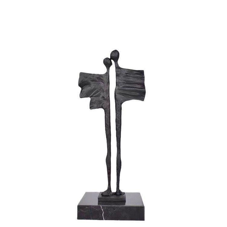 Modern Minimalist Metal Abstract Figure Model Room Bookshelf Statue Livingroom Table Resin Ornaments Home Decoration Art Crafts