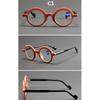 Women's glasses, retro round small frame glasses for men and women