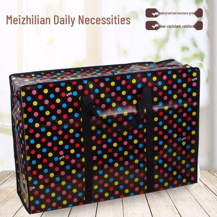 

Водонепроницаемые, Пыленепроницаемые, Прочные Сумки для Переезда - Толстые, Вместительные Ручные Плетеные Сумки для Хранения для Упаковки Дома 60x45x20 cm