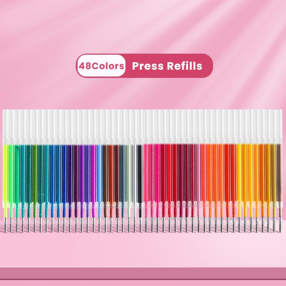 8/12/24/36/48/60 szín 8/12/24/36/48/60 színű fényes kiemelő toll Iskola Iroda