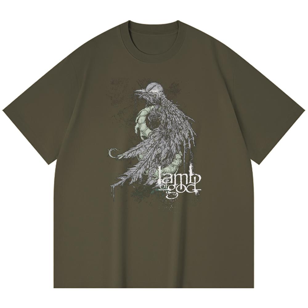 230 Gsm 100% Cotton Heavy Metal T-Shirt Rock Band Popular Music Print Unisex Heavy Cotton T Shirt