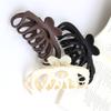 European and American grab clip large frosted solid color hair clip, women's fashionable hair accessory at the back of the head