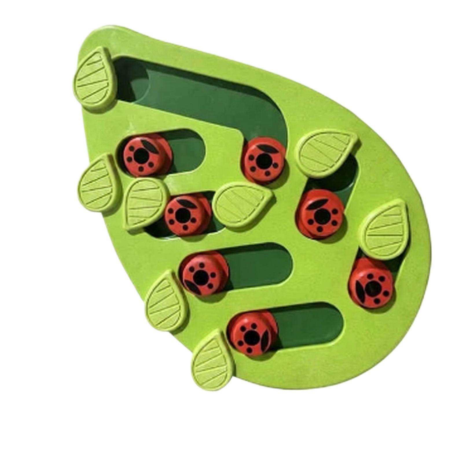 

Interactive Pet Feeding Puzzle Slow Feeder Toy for Cats and Dogs Durable Non-Toxic Material with Food Dispensing Slots and Paw Print Design One Size