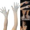 1pair Masquerades Meshes Gloves Ladies' Dress Gloves Luxurious Meshes Mittens for Photographic and Theme Parties