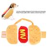 Polyester Fabric Hot Dog Pet Costume Multi Size Option Halloween Cat Dog Costume Halloween Party