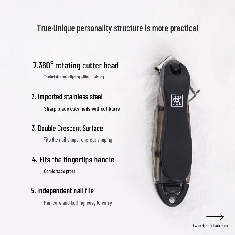 ZWILLING 360° Rotating Anti-Splash Nail Clippers