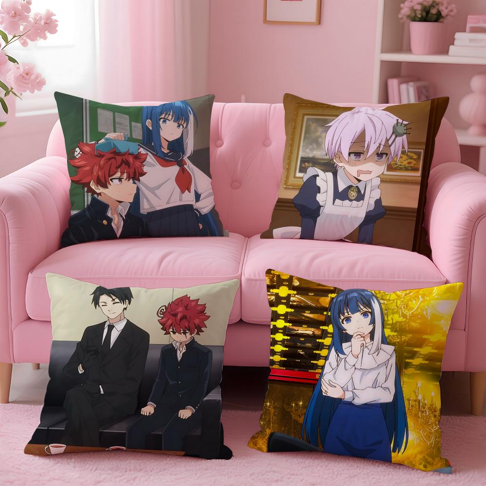 Anime Yozakura Family Cushion Cover Cushion Cover Set 4Pcs 50X50 45X45 40X40 Pillowcase Decorative Sofa Home Decor