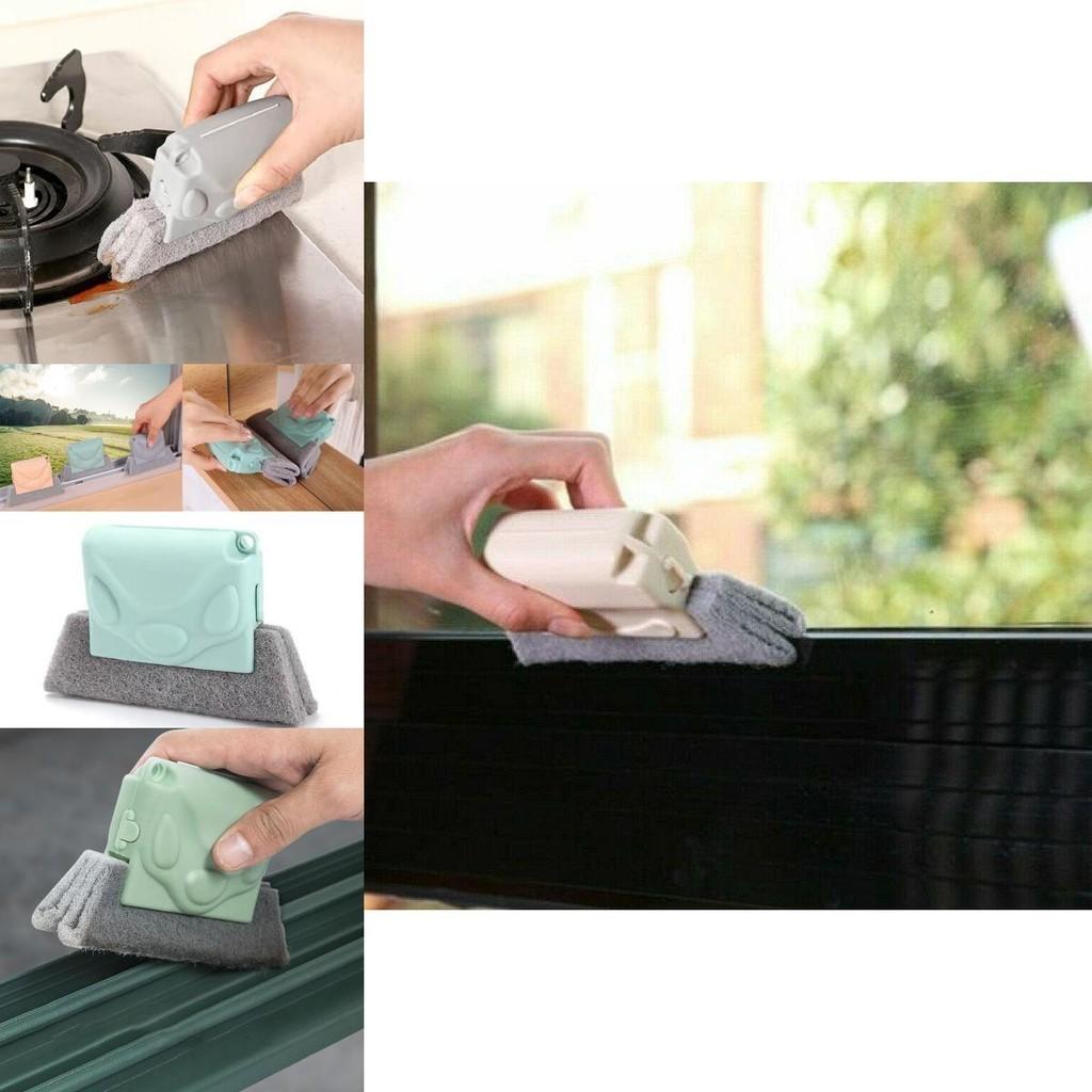 Door Window Track Cleaning Brush Gap Groove Dust Cleaner Corner Cleaning Magic