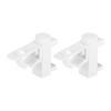 2x Curtain Rod Brackets Drapery Hangers Adjustable Clamp Holder Range 0.4"-1.5" Fixing
