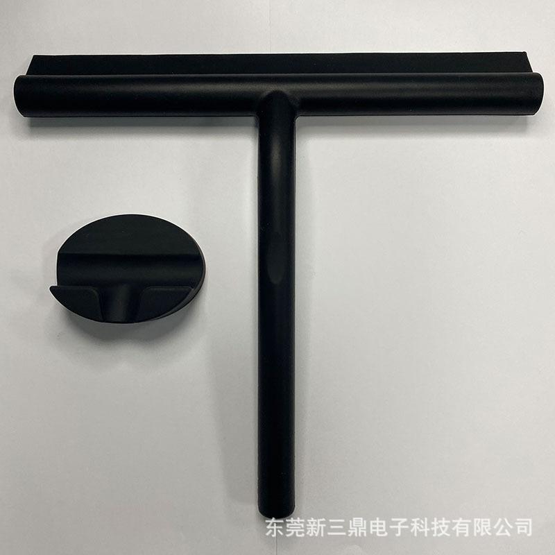 Shower Squeegee Glass Clean Scraper Washing Wiper Hanger Floor Window Cleaning Household Water Wall Hanging Mirror with Handle
