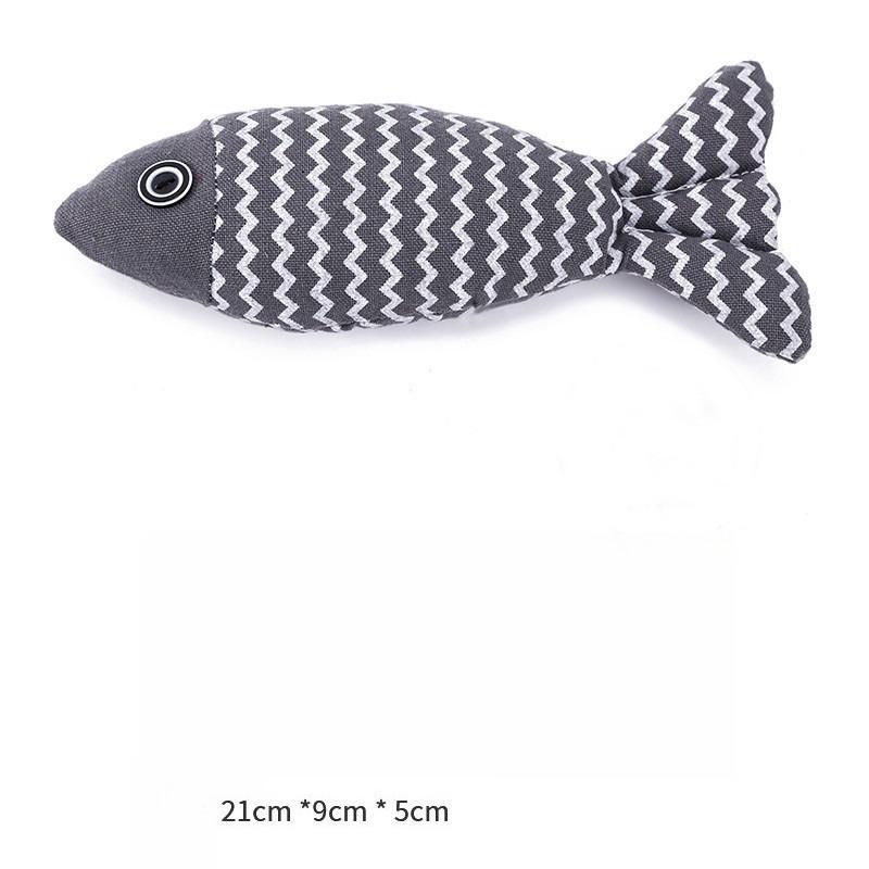 Игрушки для кошек самопривет кошачья мята кукла симуляция рыба котенок точит зубы кошка котенок дразнилка кошачья палочка питомец кошка кошачьи товары серый