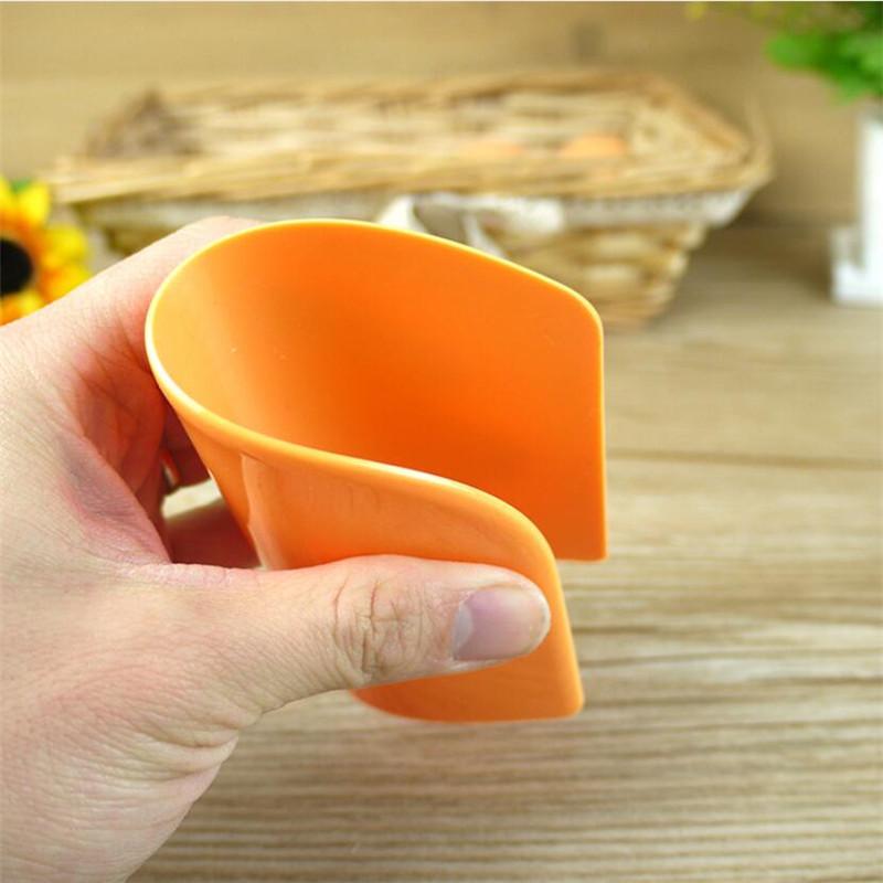 Orange Weicher Flexibler Kunststoff Teig Sahne Schaber Kuchen Spachtel Gebäck Butter Schneider Backen Kuchen Gebäck Werkzeuge für Brotbacken
