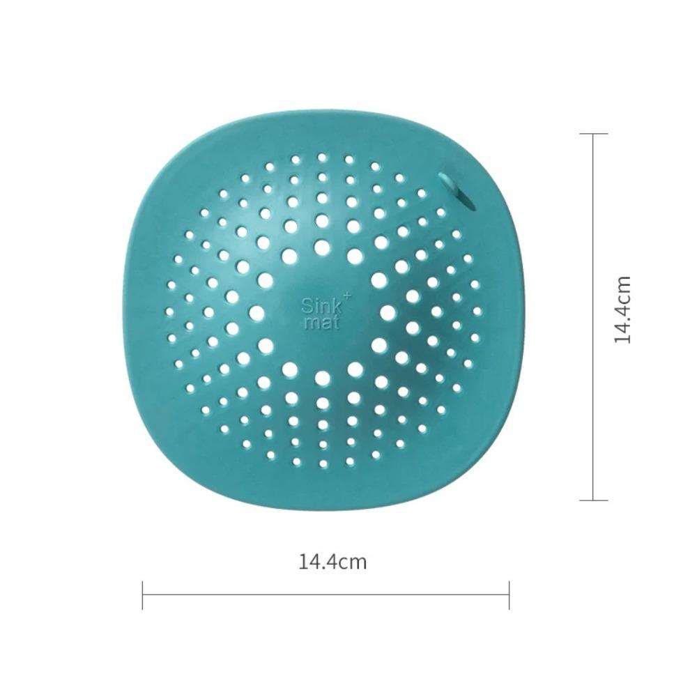 TPR Shower Drain Cover Non Slip Hair Drain Catcher Durable Sink Floor Drain  for Bathroom Kitchen