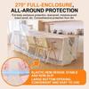 Large Transparent Disposable Dust Covers PE Elastic Edges Thickened Waterproof Thick Furniture Protection Easy Application