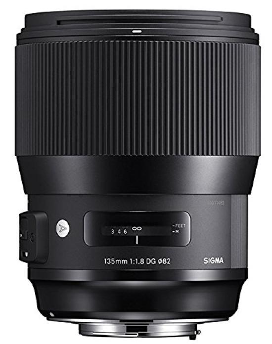 Sigma 135mm DG HSM Lens for Canon EF Single Focus Art SLR Cameras F1.8 Mount, Telephoto, Full-Frame
