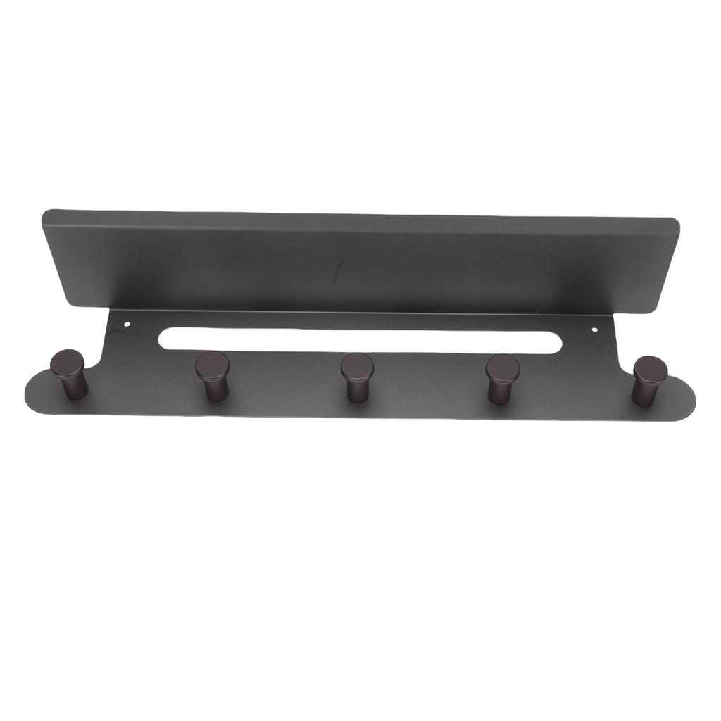 Wall Mount Clothing Rack with Board Hanging Storage Shelf Coat   for Home Entryway Bedroom Bathroom