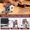 Electric Belt Sander Stainless Steel Mini Belt Grinder Adjustable US Standard 15 Degree Bench Grinder For Wood /Knife Polishing