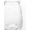 FOYER Clear Glass Flower Vase, 10cm H X 7cm W, 2c00025CL F