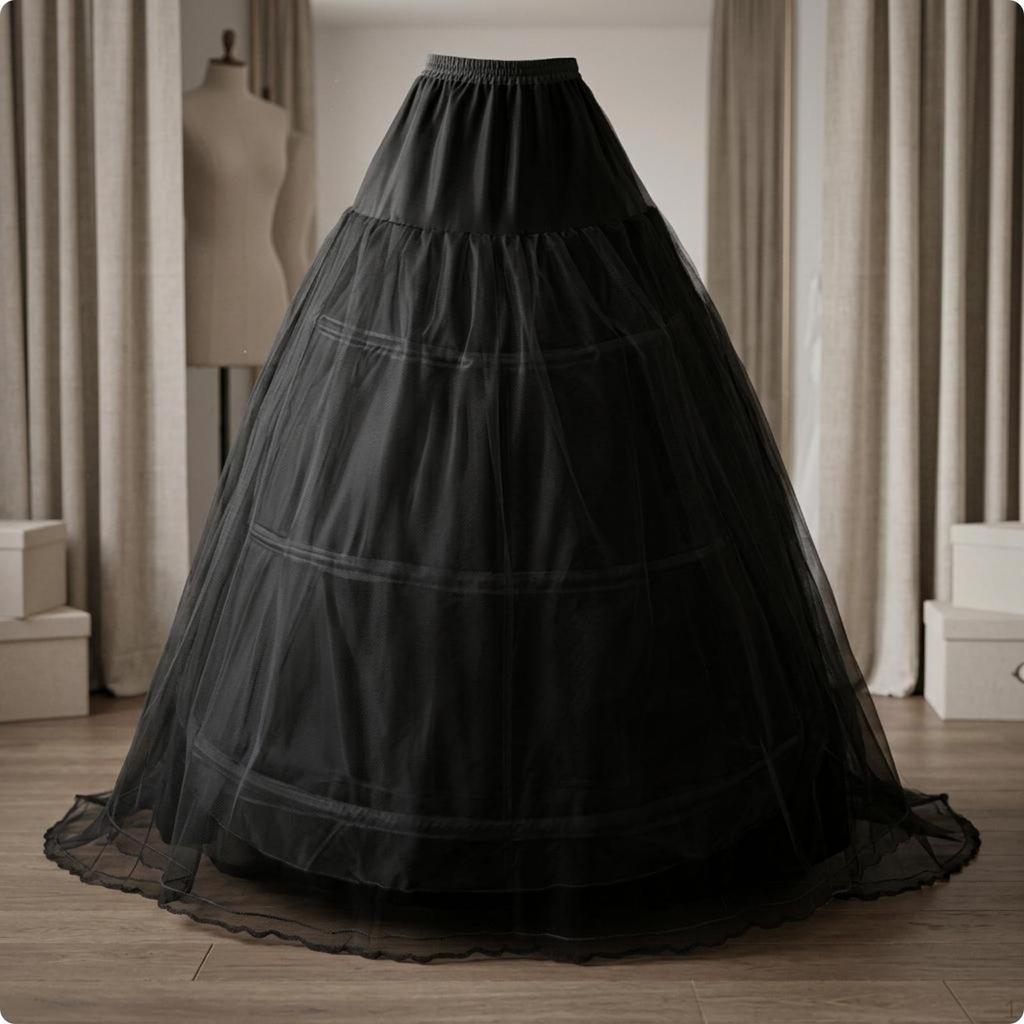 Netz-Unterrock Schicht-Tüll Bund Taille Unterrock für Hochzeiten,