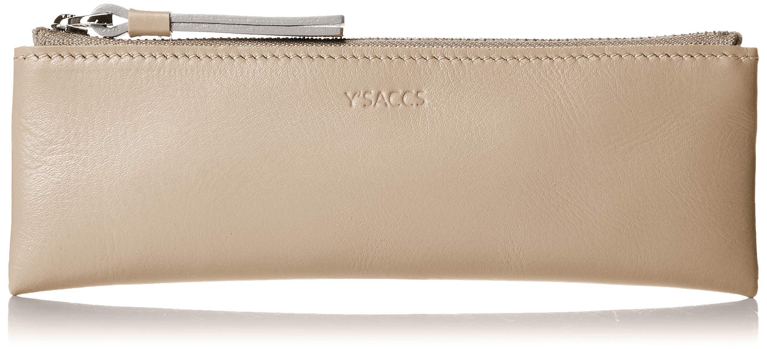 

Japanese cowhide pencil case Greige [Isaac] Y01-11-01