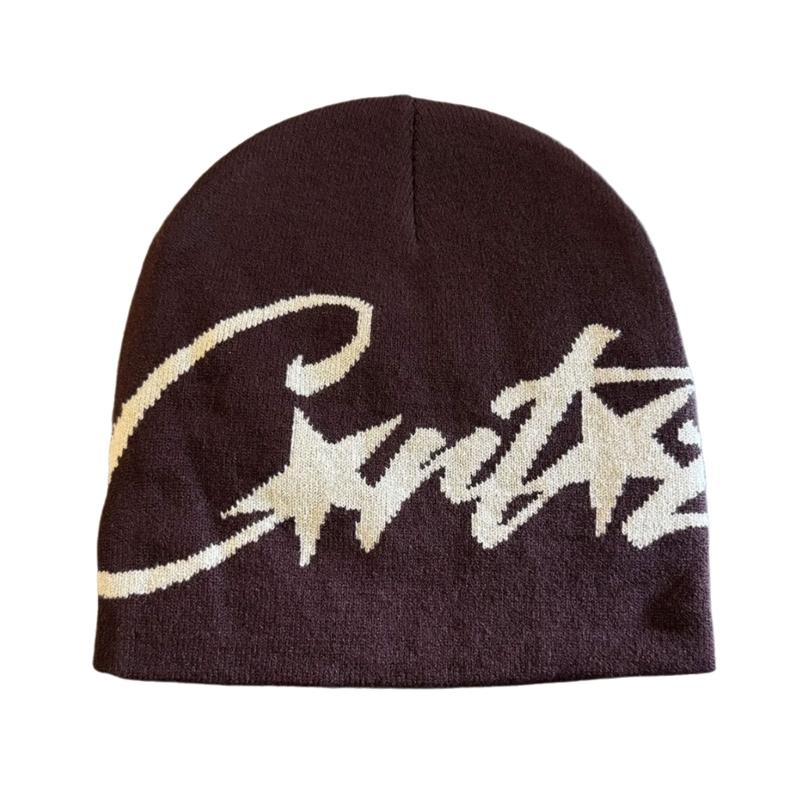 American Style Knit Beanies For Women Winter Warm Soft Yarn Hat Trendy Streetwear Accessory Unisex Design