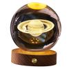 3D Crystal Ball Night Light Rechargeable Battery Soft Light Multifunction Crystal Ball Lamp with
