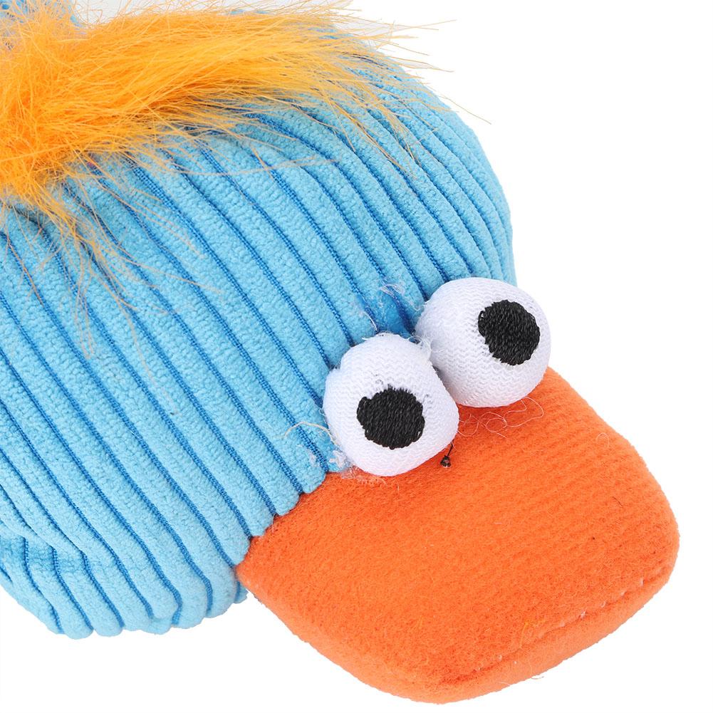 2PCS Set Pet Dog Squeak Chew Toy Soft Plush Duck Monkey Sound Toys