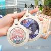 Drop-Proof 58mm/75mm Transparent Button Badge Protector Pendant - Anime Merchandise Storage Sleeve