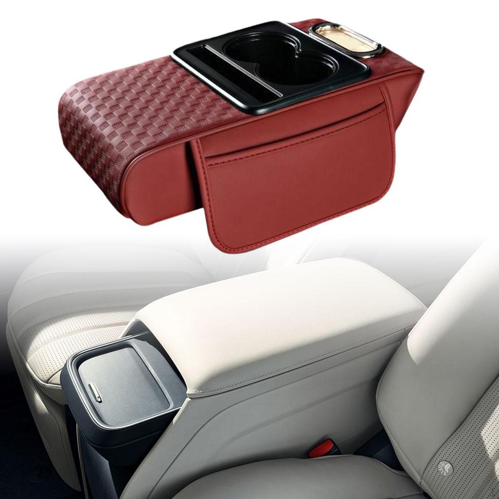Auto Armrest Cushion Center Console Cover Interior Organizer, Ergonomic Vehicle Arm Rest Car