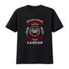 Men's T-Shirt I Am Cancer Limited Edition French Text Back With Astrological Signs Red Vintage Design