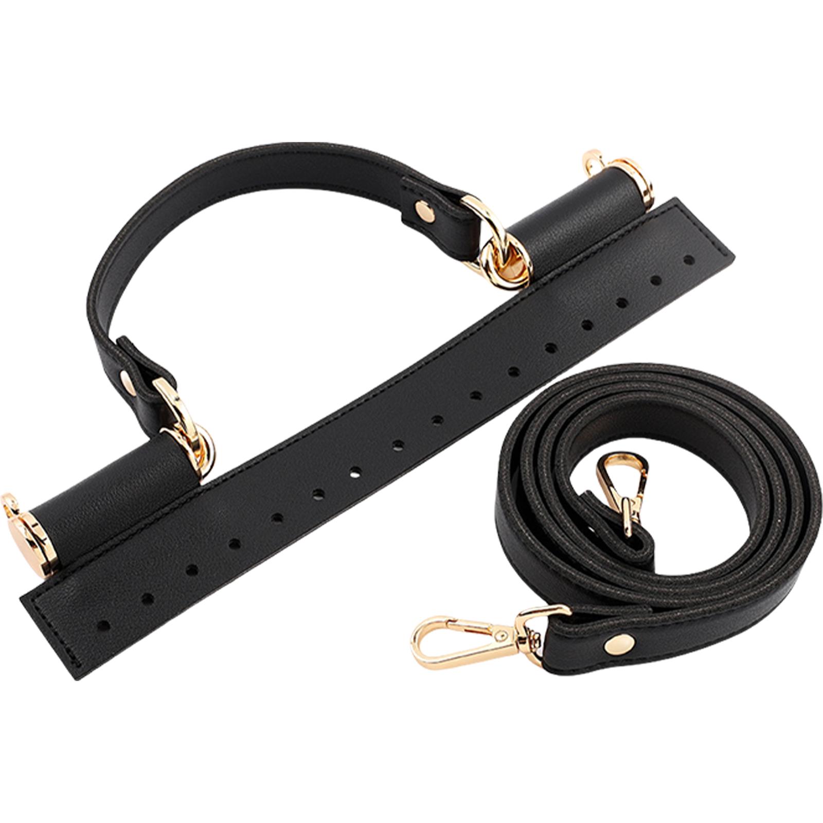 

Универсальный набор аксессуаров для сумок из плетеного полиуретана для ручек и ремней для сумок ручной работы чёрный