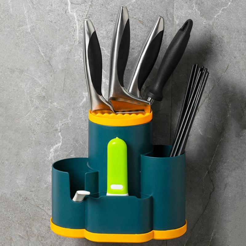 Plastic Drain Chopsticks Tube, Household Creative Chopsticks Cage, Kitchen Spoon Storage Rack, Tableware Storage Box, Chopsticks Basket