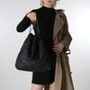 Stylish and simple plaid fluffy women's cotton bag, new literary and artistic fan commuter travel shoulder messenger bag