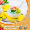 100 Stück Mini Schaufel Dessertlöffel Kaffee Eisdiele Schaufel Cocktail Zucker Joghurtlöffel Verkostung Baby Edelstahl Schaufel