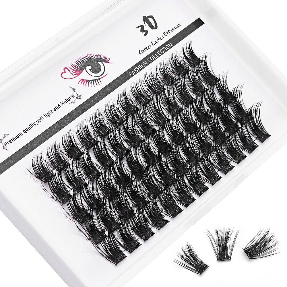 Faxu Mink Hair Individual Eyelashes DIY Eyelash Extension False Eyelashes Cluster Lashes Girls