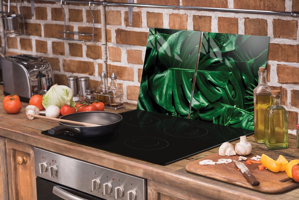 SZKLANA PŁYTA OCHRONNA NA KUCHENKĘ 90x52 MONSTERA