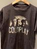 Vintage Coldplay Bandmitglied Unisex Shirt Kurzarm Schwarz S5XL BB195 Unisex T-Shirt