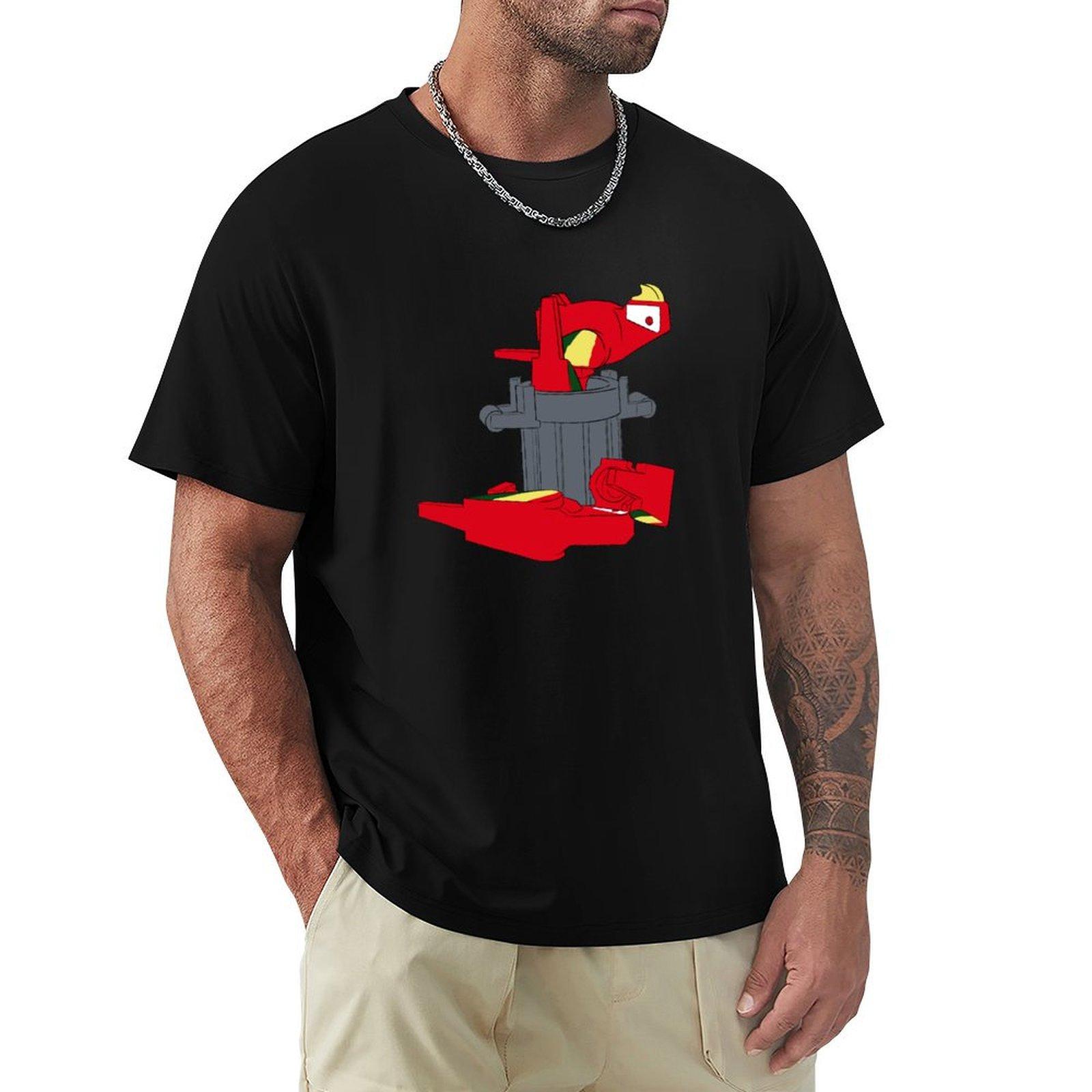 

Hows The Parrot TShirt korean fashion anime clothes tshirts for men 4XL