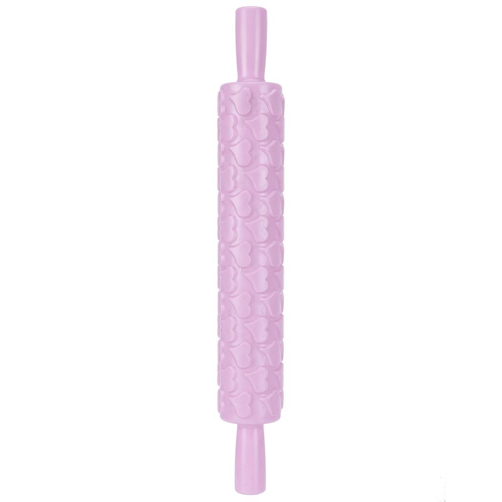Fondant Cake Rolling Pin Embossing Roller Bakery Cookies Pastry Decorating Tools(HeartShape )