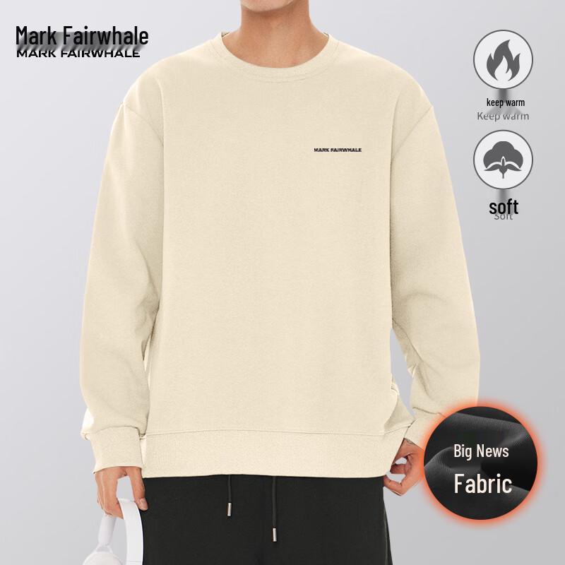 

Mark Fairwhale Men s Heavyweight Letter Print Sweatshirt 2XL