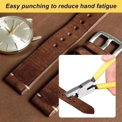 Professionale Cinturino Orologio Occhiello Pinzette Cinture Fustellatrice Pinze Cinturino in Pelle Cinturino Strumenti di Raccolta Fissaggio Domestico Regolazione