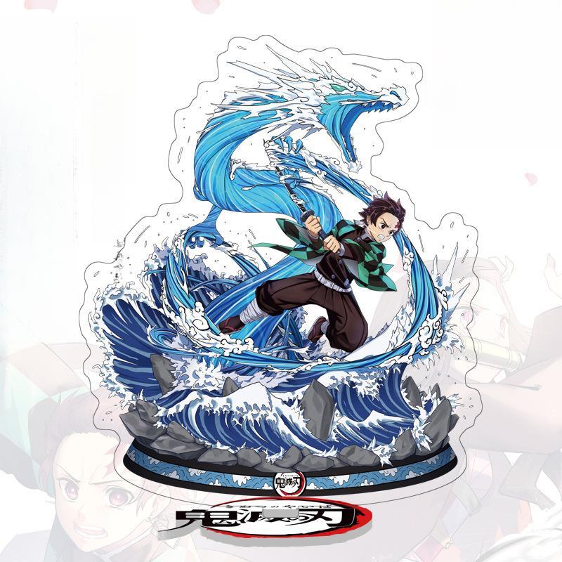 Standee de 16 cm de altura de "Demon Slayer" de Tanjiro y Nezuko - Adorno Acrílico