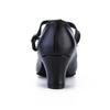 Leather Latin Dance Shoes for Women's Dance Parties Waltz Indoor Modern Dance Shoes Heeles 6cm