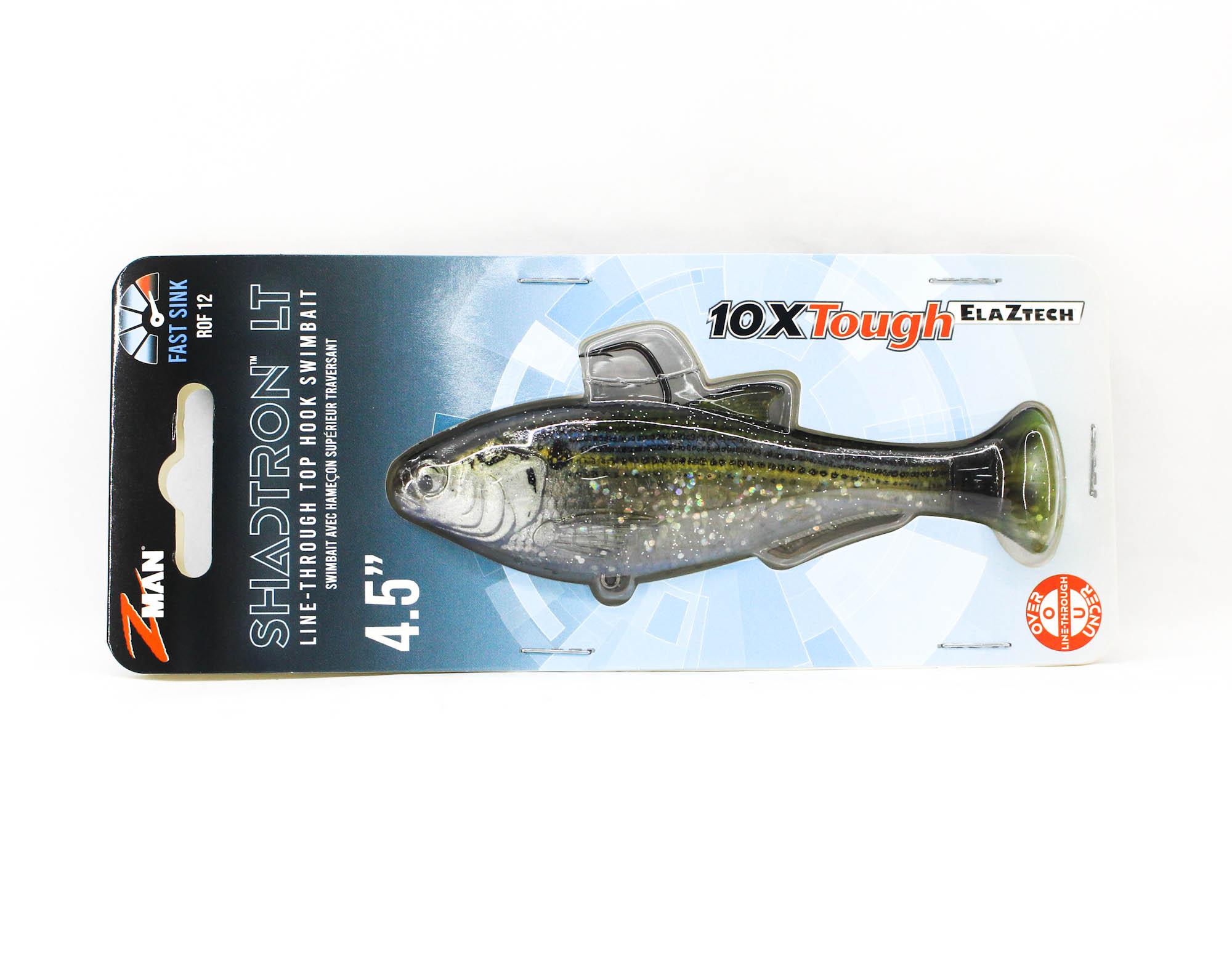 Zman Soft Lure Shadtron LT Swimbait 4.5 Inch Threadfin Shad (0394)