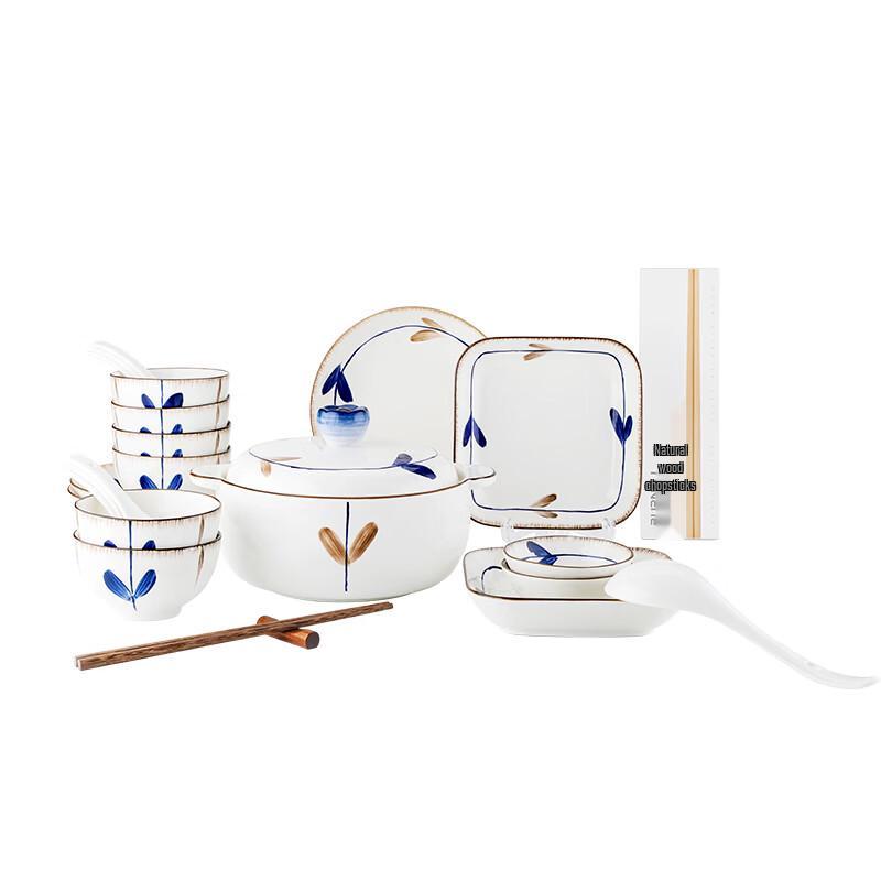 BURNELL Ancient Charm Ceramic Dinnerware Set
