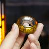 Pei Haptic Ring Mechanical Fidget Ratchet Ring EDC Toys Stainless Steel+Pei Fingertip Metal Tyre Toys Stress Spinner Fidget Toys