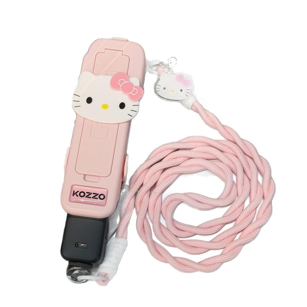 Big Face Kitty Protective Case for DJI Pocket3 with Creative Filter & Solid Color Design