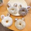 Herbst & Winter Neue Kinder Fleece Haargummis: Süße Katzenohren-Gummibänder, Hochelastische & Nicht-schädigende Warme Haaraccessoires für Mädchen
