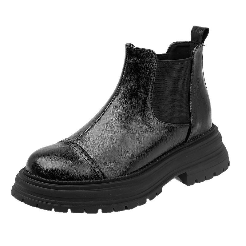 Women's Boots 2026 Autumn/Winter New Collection Retro Versatile Short Boots Women's Fashion Chelsea Boots