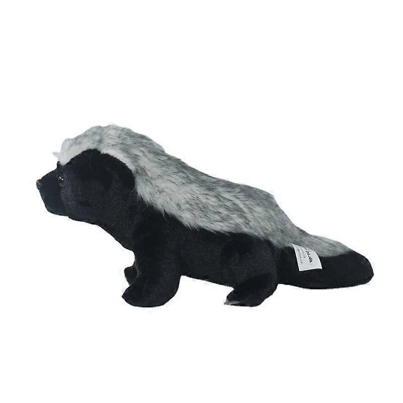 Honey Badger Plush Toy Mellivora Capensis Plushies Simulation Animal Dolls Kids Gifts 30cm